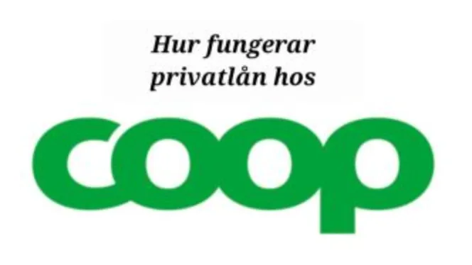 Hur fungerar Coop privatlån